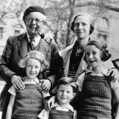 Piaget i la seua família